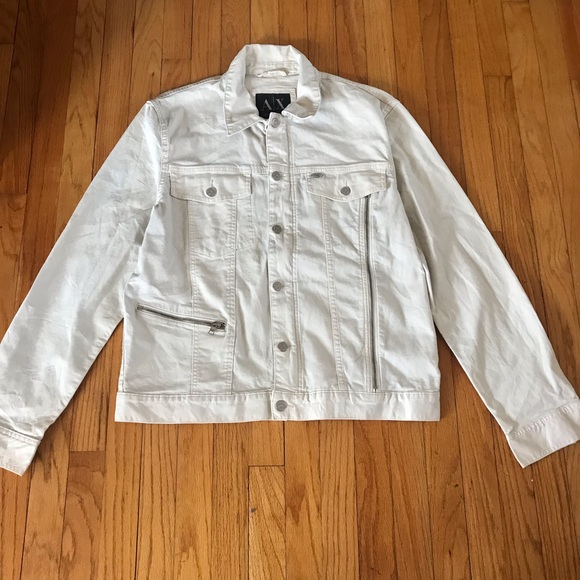 Armani Exchange Other - Armani Exchange Denim Jacket in Cream